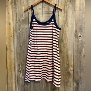 Striped Sleeveless Tank Top size L
